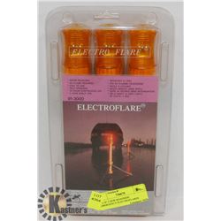 PK 0F 3 NEW ROADSIDE EMERGENCY ELECTROFLARES