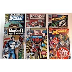 16)  LOT OF 6 VINTAGE MARVEL COMICS