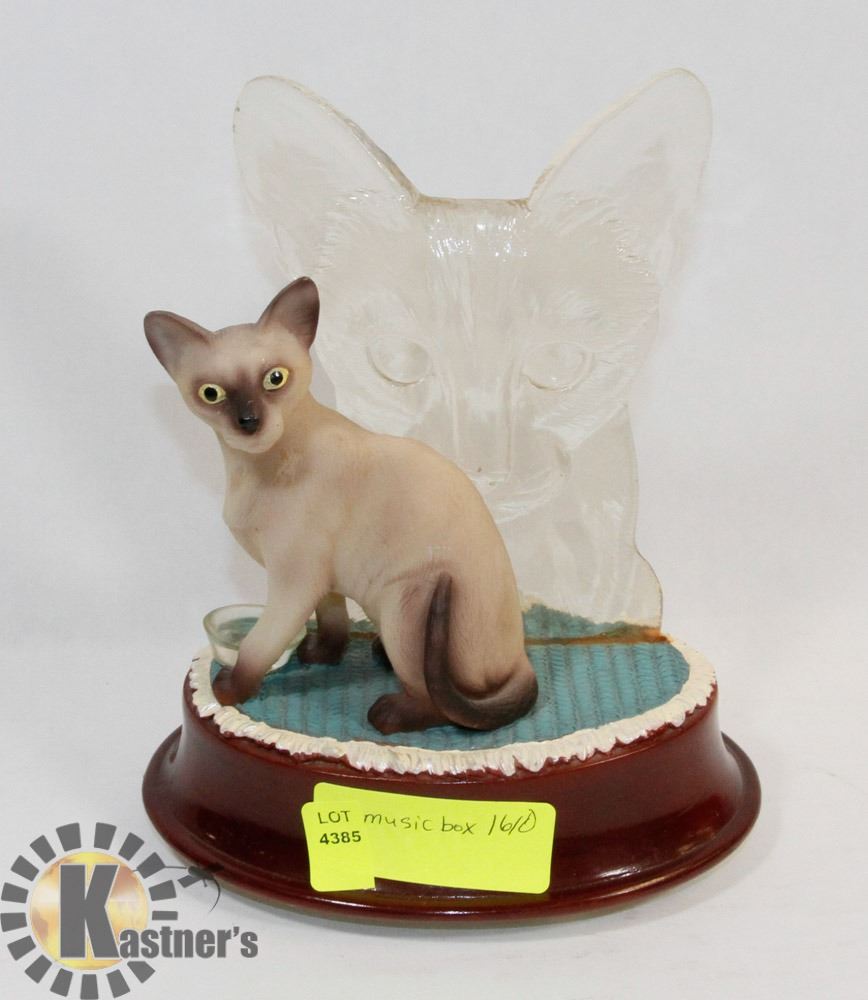 CAT THEMED MUSIC BOX