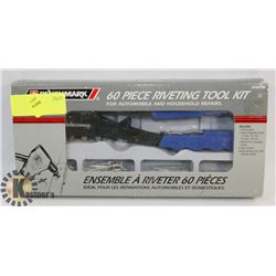 BENCHMARK 60PC RIVETING TOOL KIT