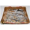 FLAT OF ASSORTED WRENCHES