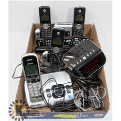 LOT OF MOTOROLA AND UNIDEN WIRELESS PHONES WITH