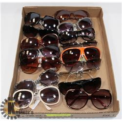 FLAT OF DESIGNER SUNGLASSES