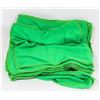 PACK OF 10 GREEN MICROFIBER RAGS