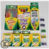 BAG OF CRAYOLA ART SUPPLIES