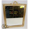 Image 1 : ANTIQUE GOLD PLASTER MIRROR 18 X 22