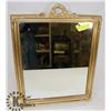 ANTIQUE GOLD PLASTER MIRROR 18 X 22