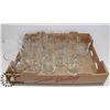 Image 1 : FLAT OF ASSORTED CRYSTAL GLASSES