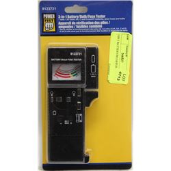 3 IN 1 BATTERY/BULB/FUSE TESTER