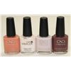 Image 1 : LOT OF 4 ASSORTED CND VINYLUX NAIL POLISH