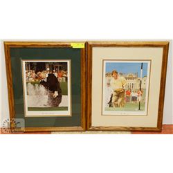 2 GOLF PRINTS OF IAN WOOSNAM AND JOSE MARIA