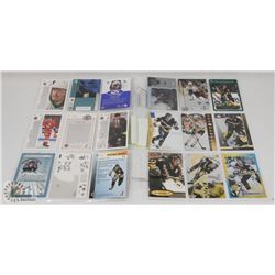 LOT OF TWO SHEETS OF JAROMIR JAGR CARDS