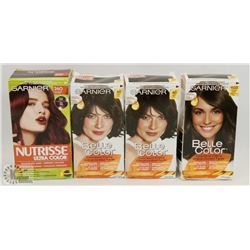 BAG OF ASSORTED GARNIER NUTRISSE HAIR COLOUR