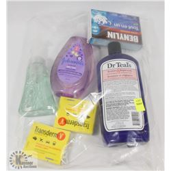 BAG OF ASSORTED DRUG STORE PRODUCT INCLUDING