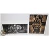 Image 1 : SET OF 2 SIGNED, LTD EDITION COLOR PRINTS -2003 -