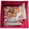 Image 1 : 2)  LOT OF 20 DOUBLE FLAG PINS FOR