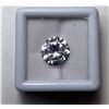 Image 1 : 1)  WHITE 7 CT ROUND CZ SAPPHIRE GEMSTONE