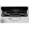 Image 1 : NEW 2 PC SILVER PLATED NECKLACE 18" W/ BRACELET 8"