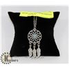 Image 1 : NEW DREAMCATCHER SILVER TONE NECKLACE WITH