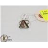 Image 1 : STERLING SILVER ABALONE SHELL RING SIZE 6.