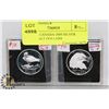 Image 1 : LOT OF 2 CANADA 2000 SILVER PROOF HALF DOLLARS