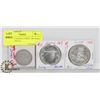 Image 1 : LOT OF 3 CANADA COINS, 1904 HALF DOLLAR, 1967 $1,