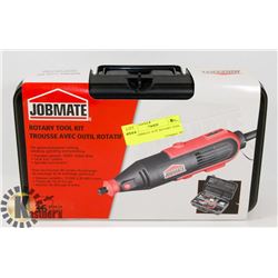 NEW JOBMATE 36 PC ROTARY TOOL KIT