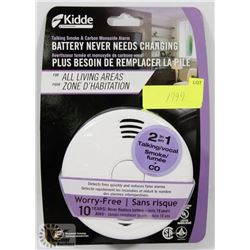 NEW KIDDE TALKING SMOKE & CARBON MONOXIDE ALARM