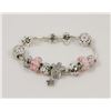 Image 1 : NEW! PANDORA STYLE 925 SILVER CHARM BRACELET