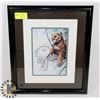 Image 1 : SUE COLEMAN FRAMED AND TRIPLE MATTED PRINT