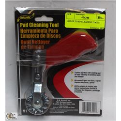 LOT OF 2 PAD CLEANING TOOLS