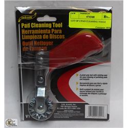 LOT OF 2 PAD CLEANING TOOLS