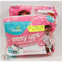 BAG OF EASY UPS FOR GIRLS SZ 2T-3T, 4T-5T