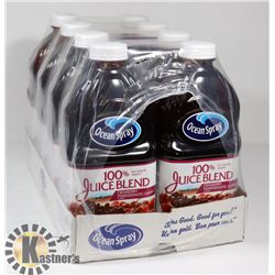 CASE OF 8 OCEAN SPRAY 60 OZ (1.77L) 100% JUICE