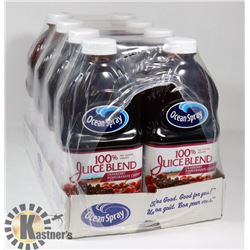 CASE OF 8 OCEAN SPRAY 60 OZ (1.77L) 100% JUICE