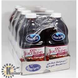 CASE OF 8 OCEAN SPRAY 60 OZ (1.77L) 100% JUICE