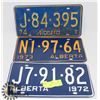 Image 1 : LOT OF ASSORTED LICENSE PLATES 1972, 1973, 1974