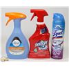Image 1 : BAG OF ASSORTED HOUSEHOLD CLEANERS INCLUDING LYSOL