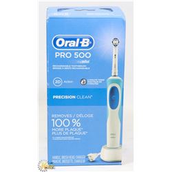 ORAL B PRO 500 ELECTRIC TOOTHBRUSH