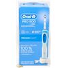 ORAL B PRO 500 ELECTRIC TOOTHBRUSH