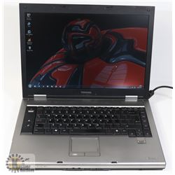 TOSHIBA TECRA WIN 7 PRO LAPTOP WITH AC ADAPTOR