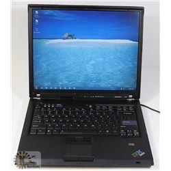 LENOVO T SERIES WIN 7 PRO LAPTOP WITH AC ADAPTOR