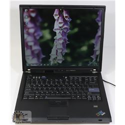 LENOVO T SERIES WIN 7 PRO LAPTOP WITH AC ADAPTOR