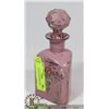Image 1 : ANTIQUE CUT GLASS PERFUME BOTTLE.