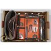 ESTATE BOX OF SANDING BELTS AND BEST STROKE