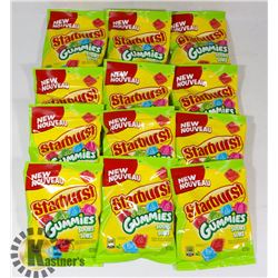 CASE OF STARBURST GUMMIES SOURS (12 X 164G)