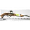 Image 1 : REPLICA FLINTLOCK, 18TH CENTURY, PISTOL, 12-1/2"