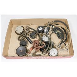 5 SETS OF 1930S ANTIQUE EAR PHONES