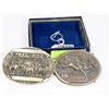 Image 1 : PAIR OF VINTAGE BELT BUCKLES