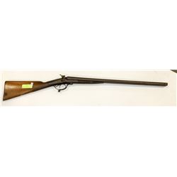 ANTIQUE BREAK BARREL SIDE BY SIDE BLACK POWDER